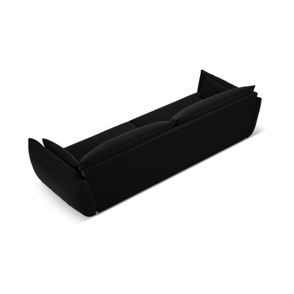 Czarna aksamitna sofa 248 cm Vanda – Mazzini Sofas-image-3