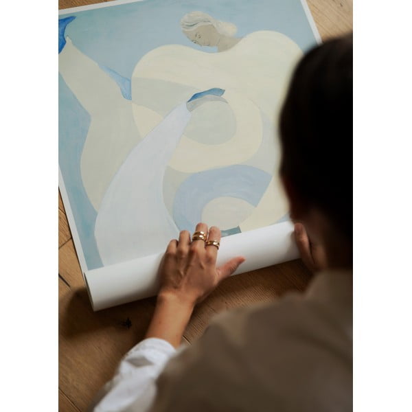 Plakat 70x100 cm Hold You - Blue – Sofia Lind – The Poster Club-image-2