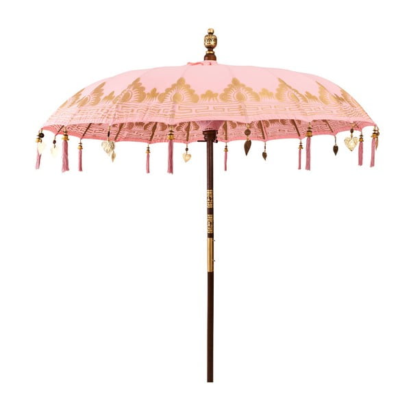 Różowy parasol ogrodowy Butlers Oriental