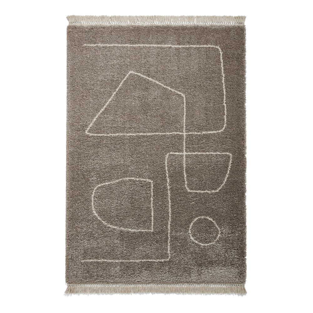 Beżowy dywan Think Rugs Boho, 120x170 cm
