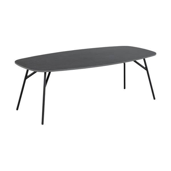 Czarny stolik z ceramicznym blatem 60x120 cm Caracas – Actona-image-2