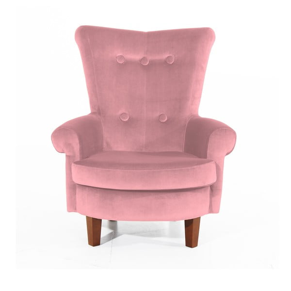 Różowy fotel Max Winzer Tilly-image-3