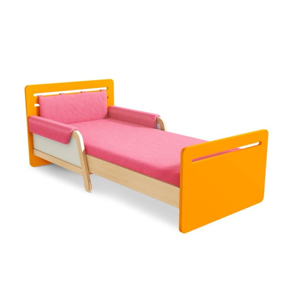 Pomarańczowe łóżko regulowane Timoore Simple