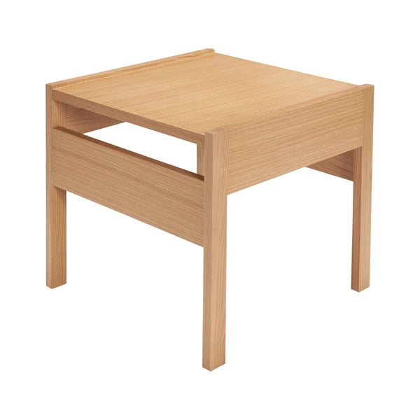 Stolik z blatem w dekorze dębu 50x50 cm Forma – Hübsch-image-2