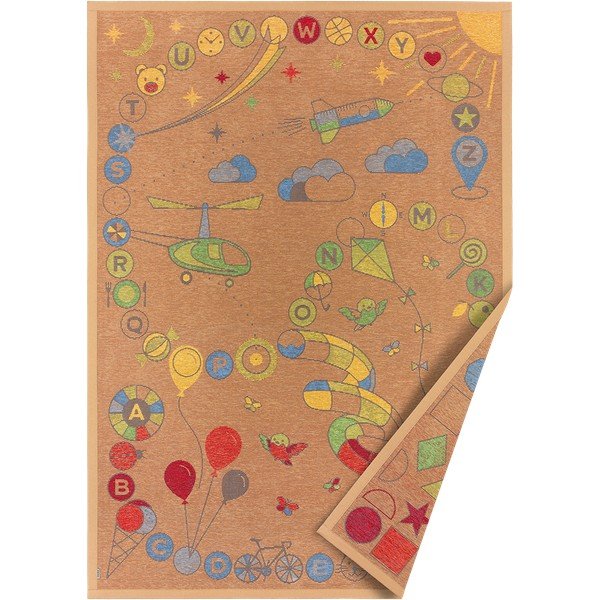 Brązowy dwustronny dywan dziecięcy Narma Tähemaa, 160x230 cm-image-1