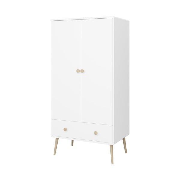Biała szafa dziecięca 80x160 cm Gaia – Tvilum-image-3