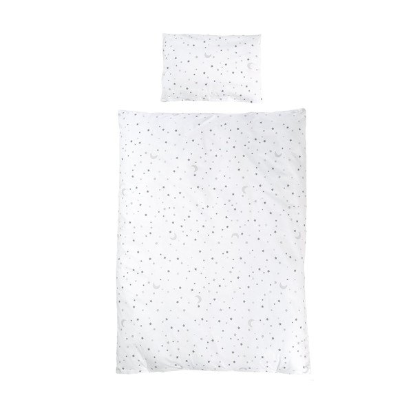Biała bawełniana pościel dziecięca do łóżeczka 100x135 cm Sternenzauber – Roba