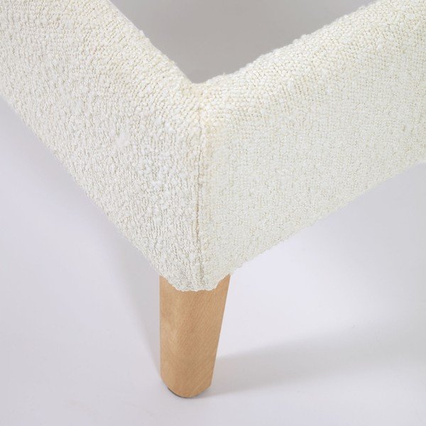 Jasnoszare łóżko dwuosobowe Kave Home Lydia, 160 x200 cm-image-4