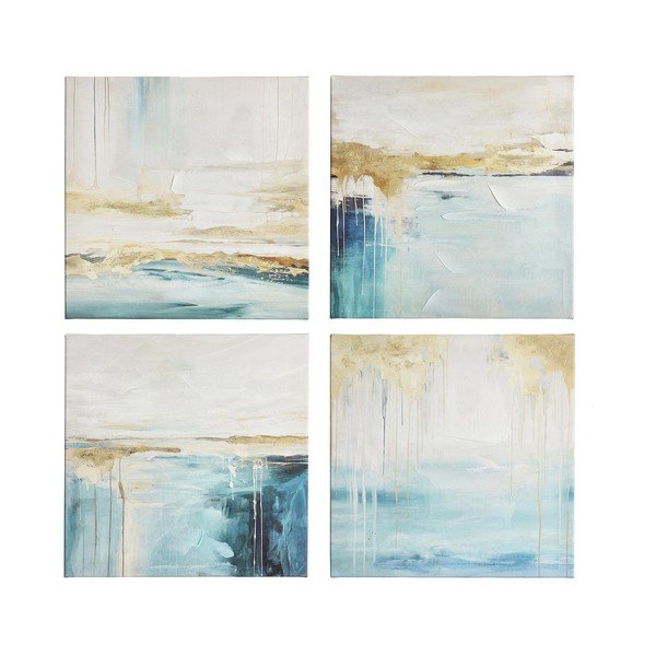 Obraz drukowany/z ręcznie malowanymi elementami na płótnie 60x60 cm Crown – Bizzotto