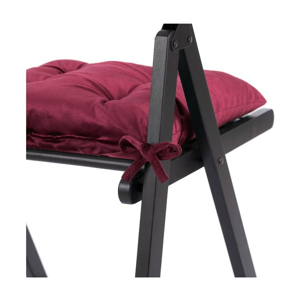 Aksamitna poduszka na krzesło 40x40 cm Aleksa – Restilo-image-3