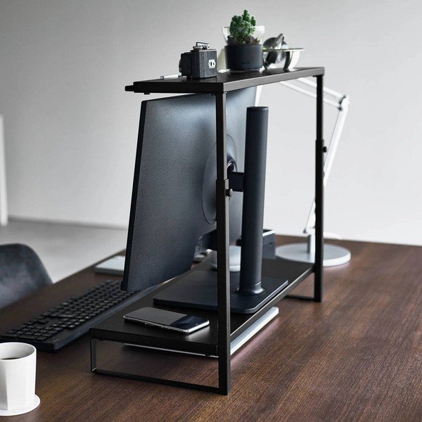 Czarny metalowy stojak na monitor Tower – YAMAZAKI-image-2