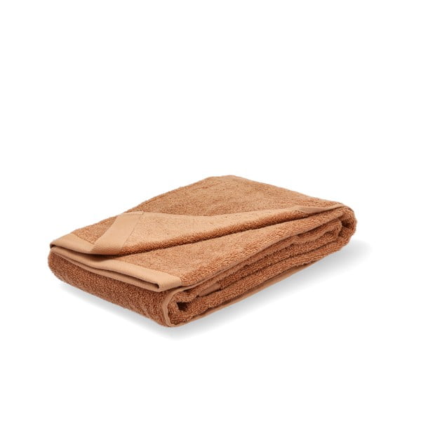 Pomarańczowy ręcznik z bawełny organicznej 70x140 cm Comfort − Södahl