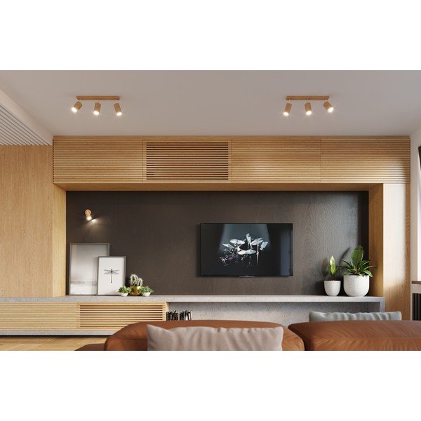 Drewniana lampa sufitowa Sollux Ludwik-image-1