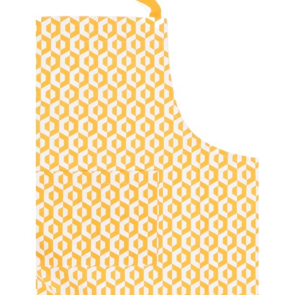Żółty bawełniany fartuch Tiseco Home Studio Hexagon-image-2