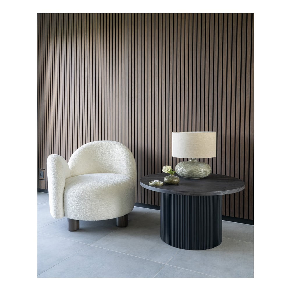Biały fotel z materiału bouclé Honolulu – House Nordic (zdjęcie 8)