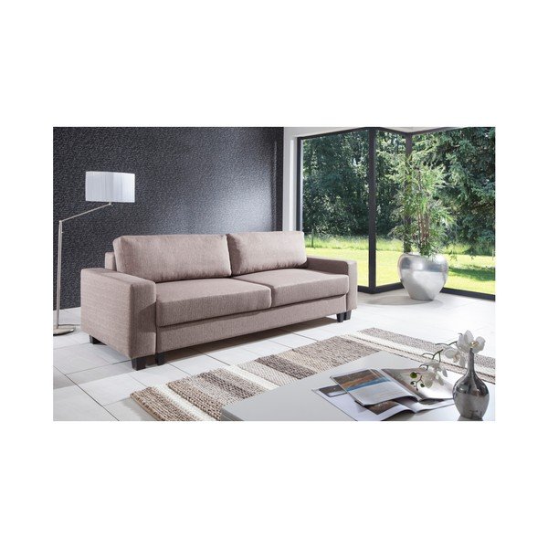 Beżowa sofa rozkładana Sinkro Ralf-image-4