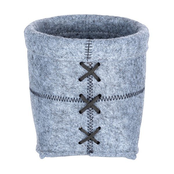 Jasnoszary filcowany koszyk Wenko Mara, szer. 15 cm-image-1