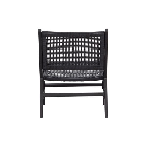 Czarny fotel ogrodowy WOOOD Puk-image-3