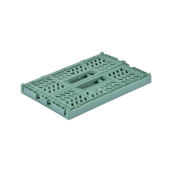 Jasnozielony plastikowy pojemnik 21x14.5x8 cm – Homéa-image-2