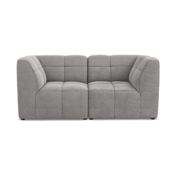 Szara sofa z materiału bouclé 180 cm Aloha – Makamii