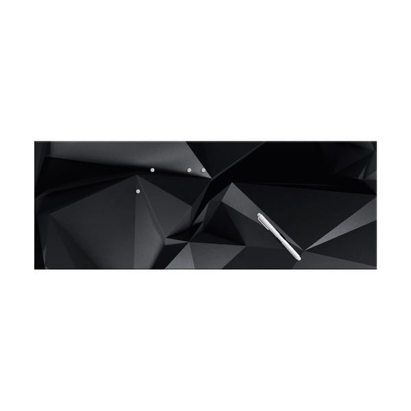 Tablica magnetyczna Eurographic Graphite Crystal, 30x80 cm-image-1