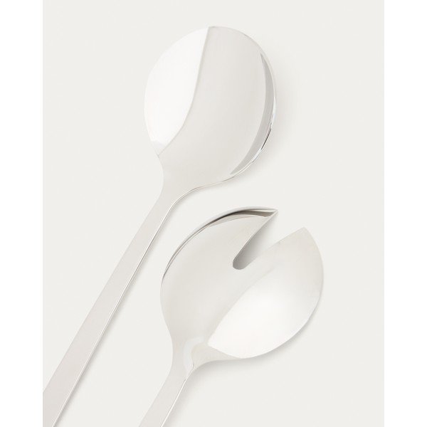 Sztućce do sałatek ze stali nierdzewnej 2 szt. Nirela – Kave Home-image-3