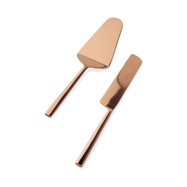 Zestaw noża i łopatki do ciast 2 szt. ze stali nierdzewnej Hestia – Bizzotto-image-1