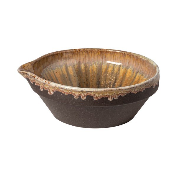 Ciemnobrązowa kamionkowa misa Poterie – Casafina