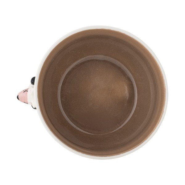 Biała/brązowa kamionkowa miska dla dzieci ø 14 cm Dolly – Bloomingville Mini-image-4