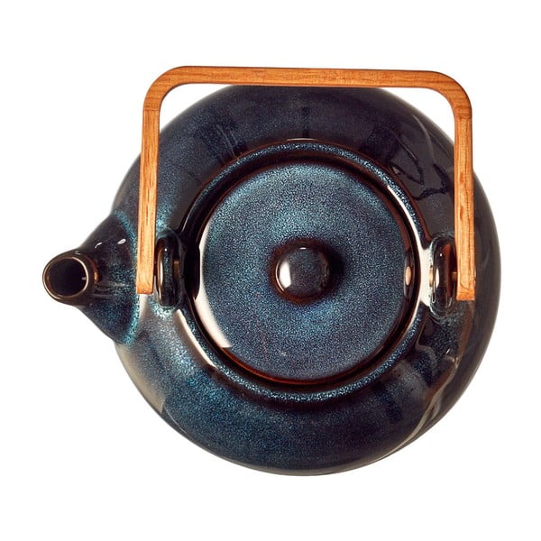 Ciemnoniebieski dzbanek do herbaty ceramiczny z sitkiem 1,2 l Gastro Blue – Bitz-image-4