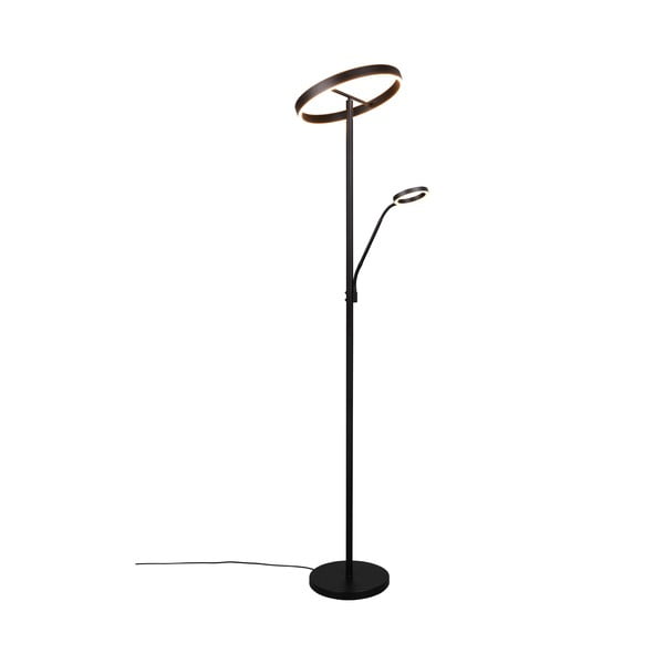 Czarna lampa stojąca LED (wysokość 180 cm) Willis – Trio-image-2