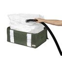 Tekstylny pojemnik do przechowywania ubrań próżniowy 65x45x27 cm Ecologik – Compactor