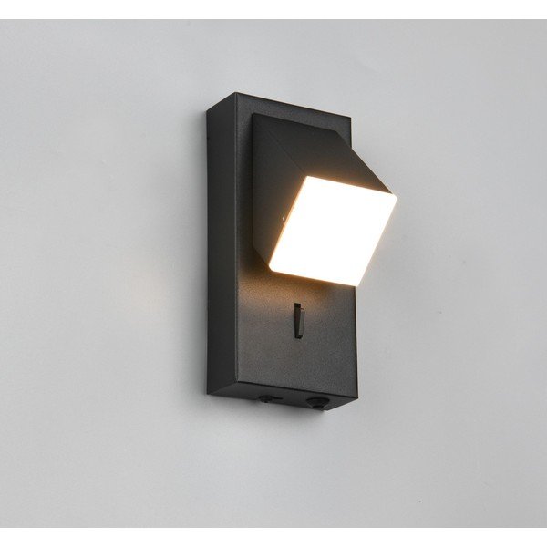 Kinkiet LED w kolorze matowej czerni Raglan – Trio-image-2