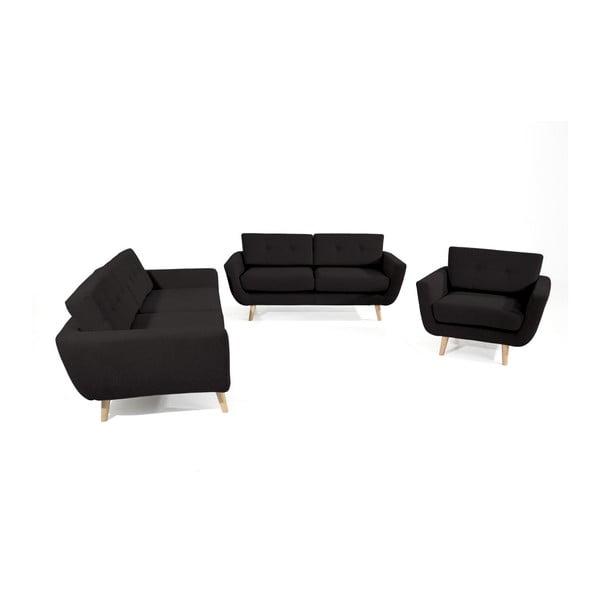 Czarny fotel Max Winzer Melvin-image-4