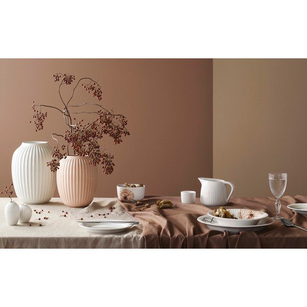 Jasnoróżowy kamionkowy wazon Kähler Design Hammershoi, wys. 20 cm-image-1