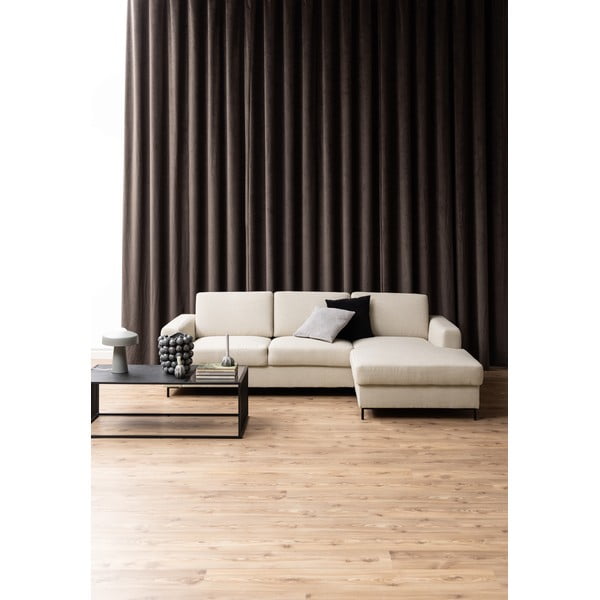 Czarny stolik ze szklanym blatem 60x120 cm Strington – Actona-image-1