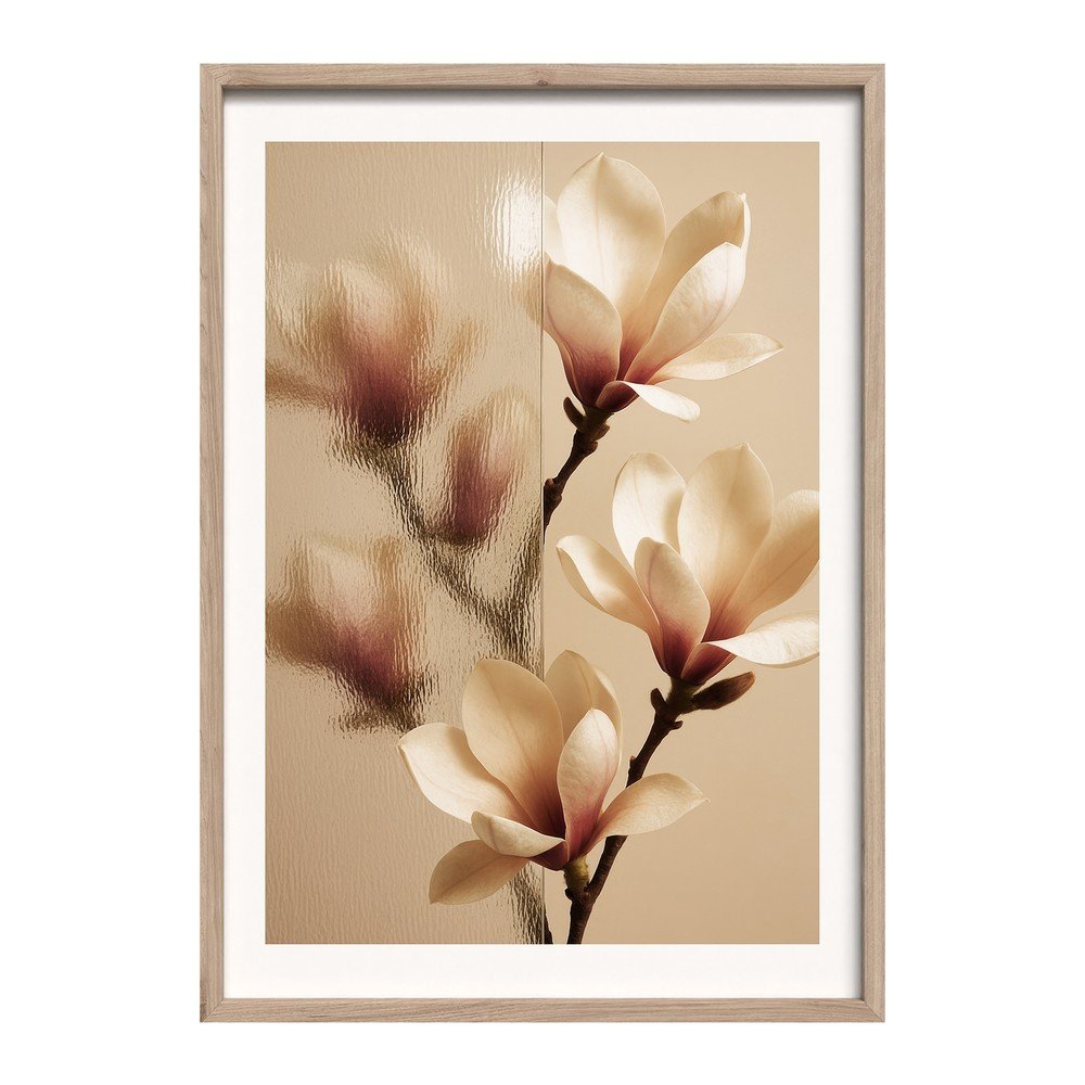 Obraz drukowany z ramą w zestawie 50x70 cm Soft Magnolia – Styler