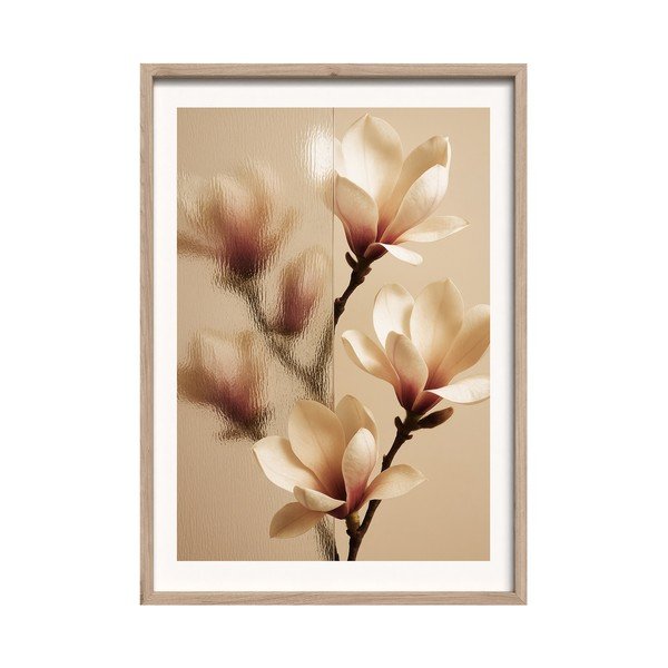 Obraz drukowany z ramą w zestawie 50x70 cm Soft Magnolia – Styler