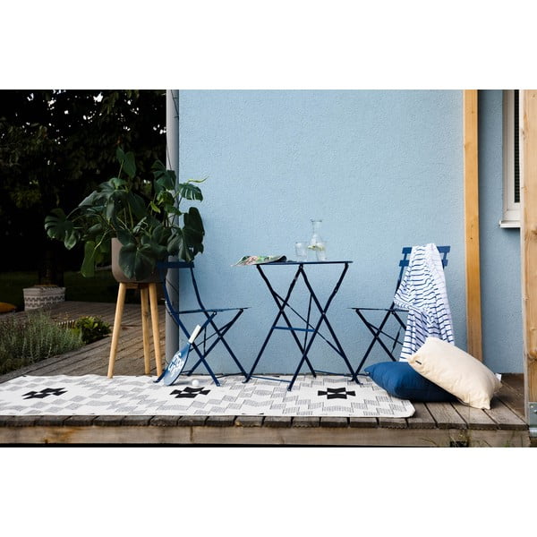 Ciemnoniebieski zestaw mebli ogrodowych Bonami Essentials Retro-image-1