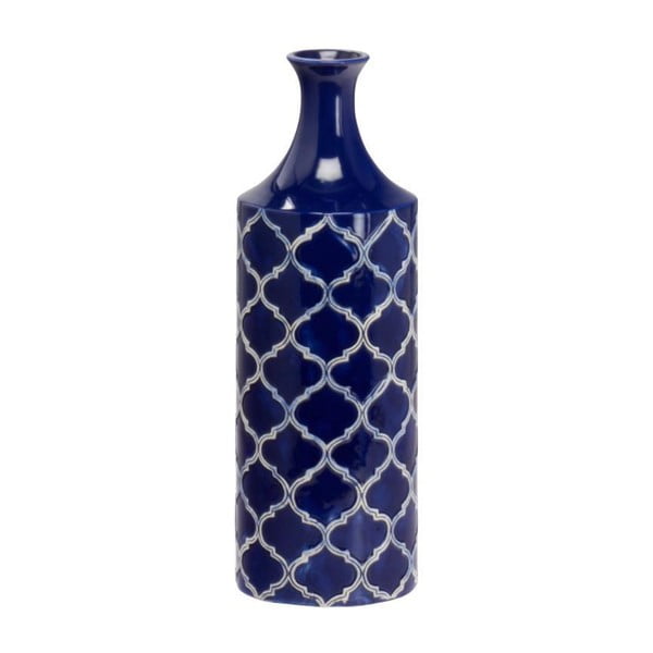 Ceramiczny wazon Blue Vase, 40 cm
