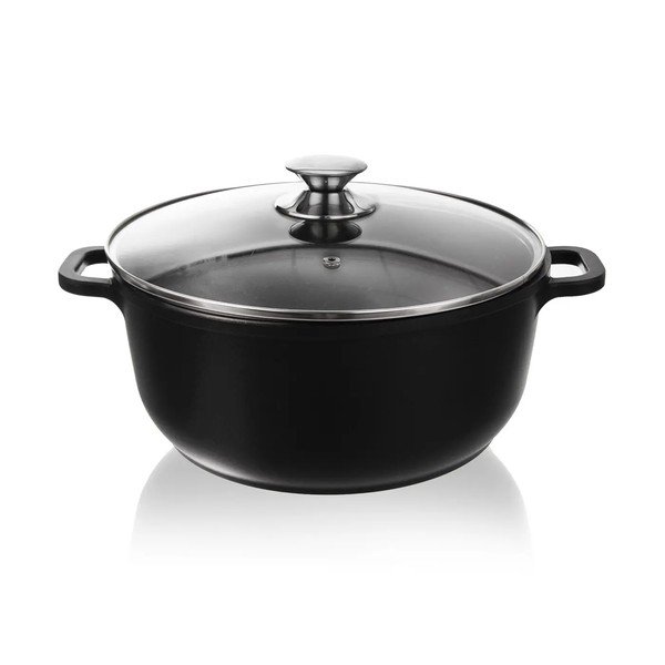 Aluminiowy garnek ze szklaną pokrywką Orion Grande, ø 28 cm