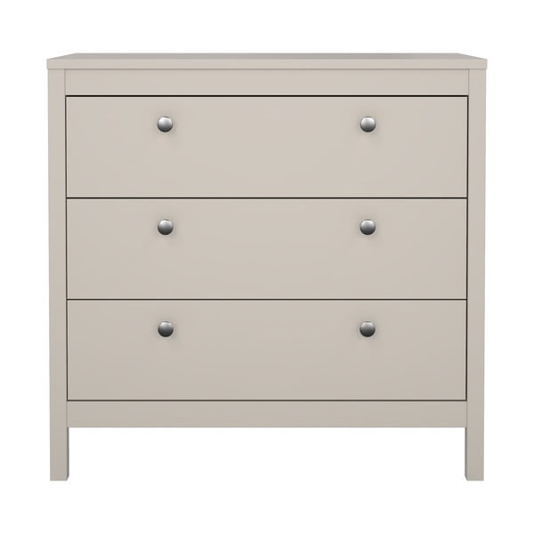 Szarobeżowa komoda 82x80x38 cm Madrid – Tvilum-image-2