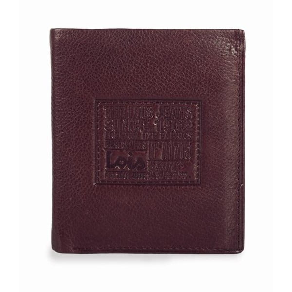 Skórzany portfel męski LOIS no. 220, brązowy