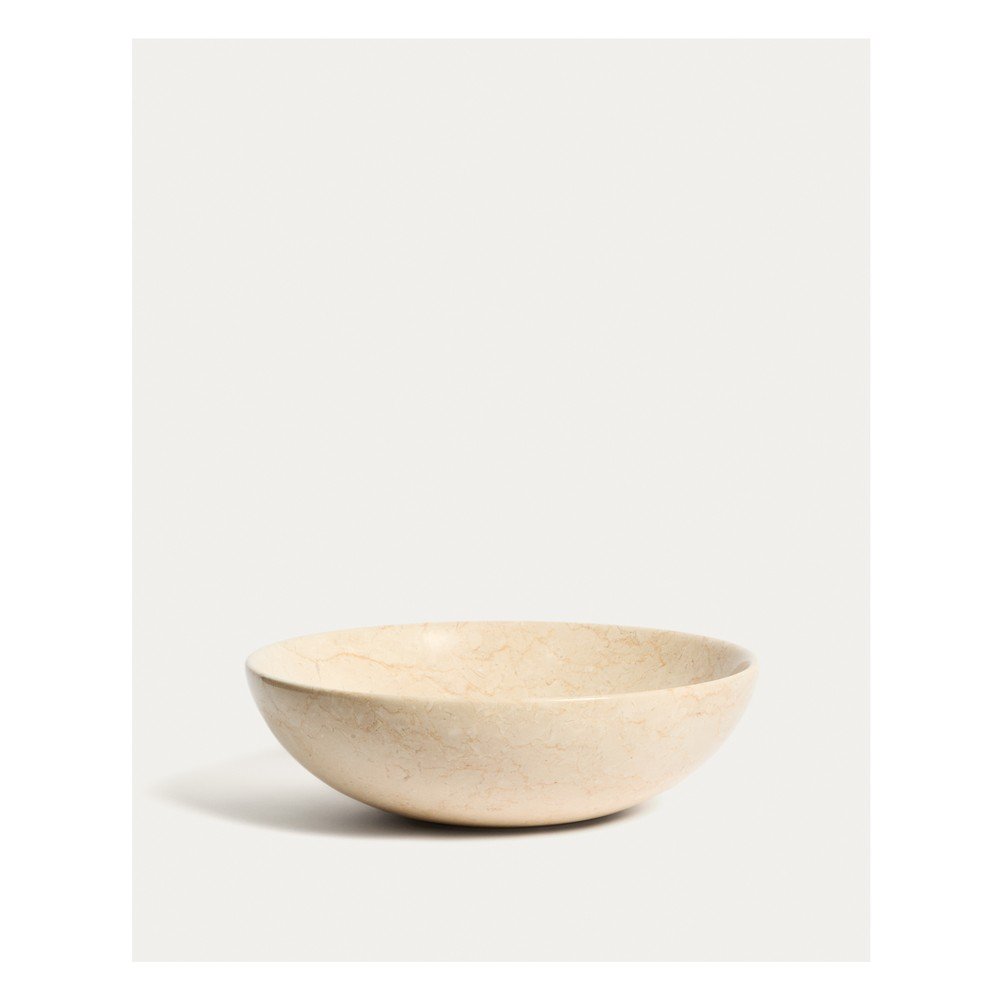 Beżowa kamienna okrągła umywalka ø 40 cm Darnen – Kave Home