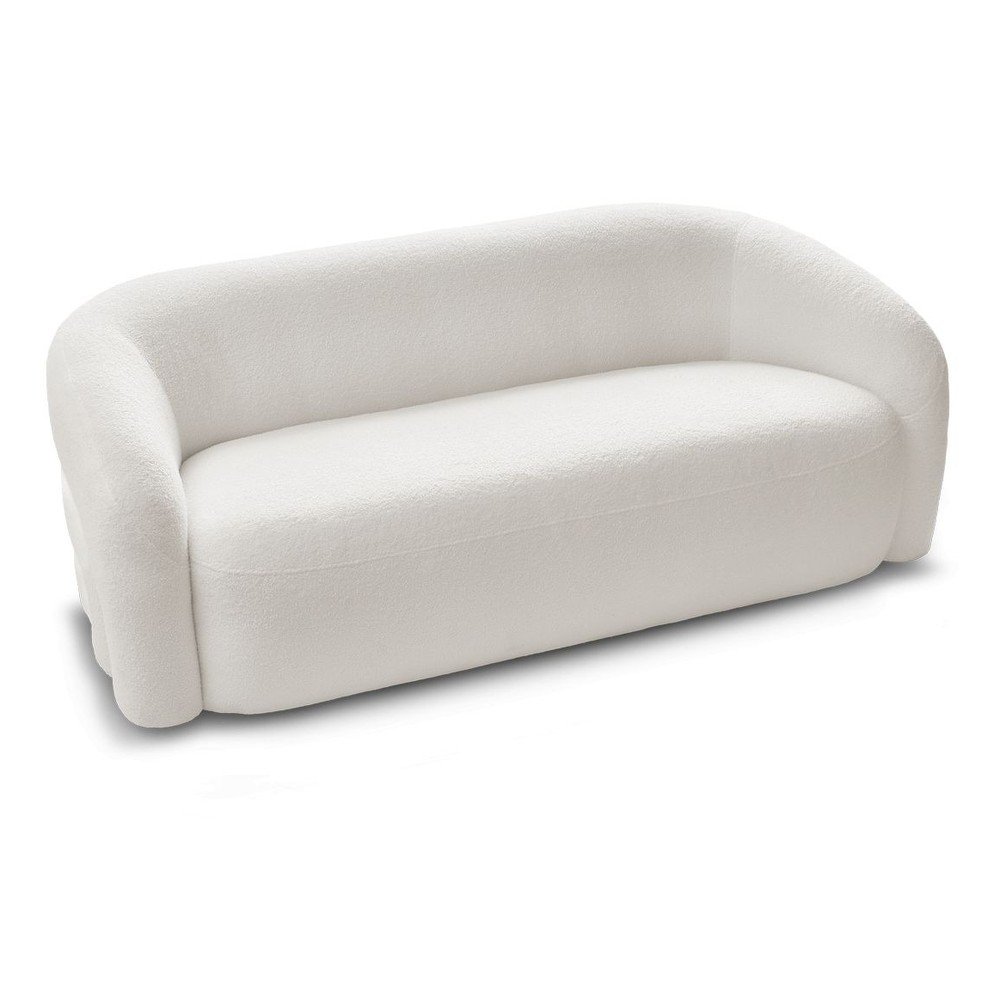 Biała sofa z materiału bouclé 193 cm Elina – Bobochic Paris (zdjęcie 9)