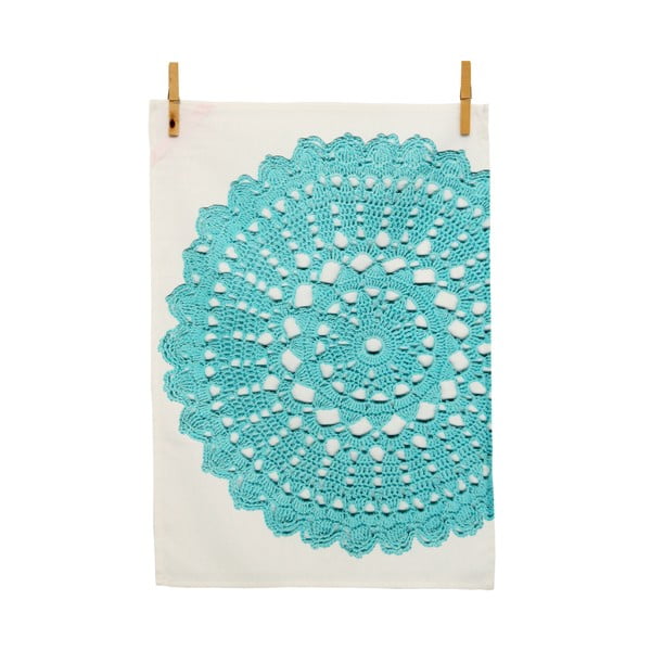 Zestaw 2 bawełnianych ścierek Happy Friday Doily, 70x50 cm-image-1