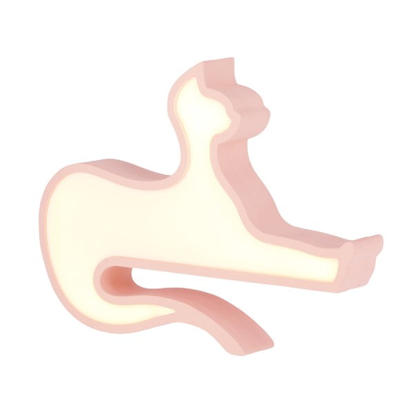 Różowa lampka dziecięca Cat – Candellux Lighting-image-1