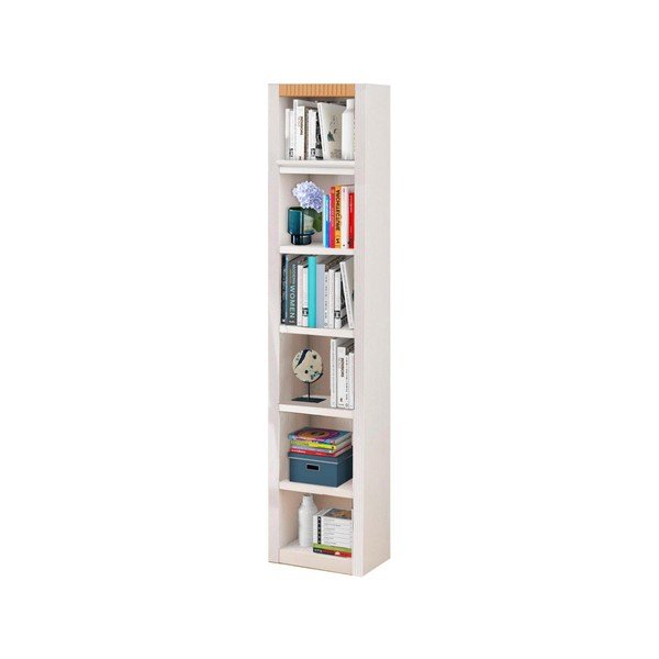 Biały regał z drewna sosnowego Støraa Baylee, szer. 47 cm-image-1