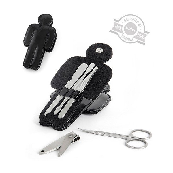 Czarny estaw do manicure Balvi  M-Icon