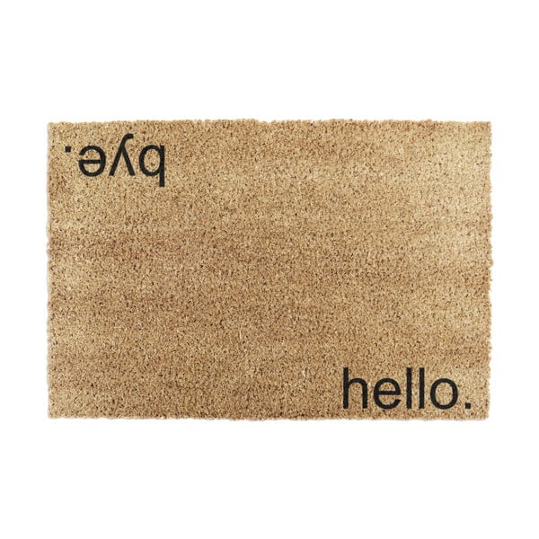 Wycieraczka z włókna kokosowego 40x60 cm Hello, Bye – Artsy Doormats